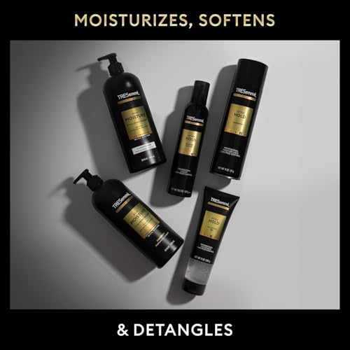 TRESemmé Shampoo and Conditioner Set, Rich Moisture with Hyaluronic Acid – Vitamin-Enriched Hair Products for Dry Hair, Curly, All Hair Types, 16.5 Oz Ea