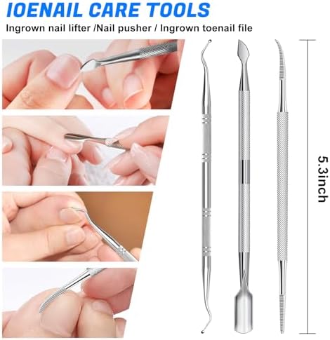 Toenail Clippers for Seniors Ingrown Thick Toenails, 2025 Angled Head Toe Nail Clippers with Catcher, Heavy Duty 45° Slanted Toenail Clippers, 37mm Wide Opening Nail Cutter with Long Handle, 6PCS