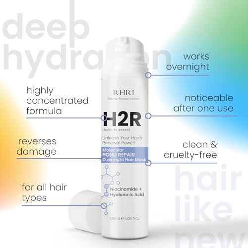 Advanced Molecular Bond Repair Overnight Hair Mask | Hydrating Treatment for Dry, Damaged Hair | Strengthens All Hair Types | Professional Care for Curly Hair and Breakage Repair | Smooth Results