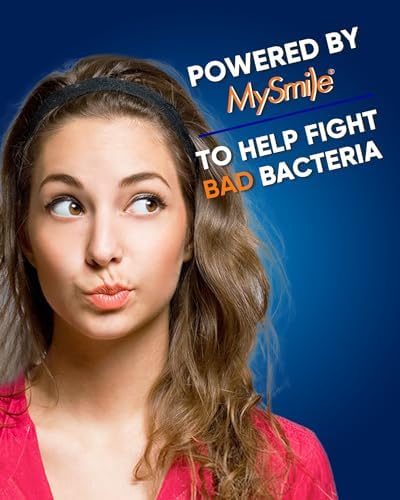 MySmile Mouthwash Alcohol Free, Mouth Wash for Adults, Travel Mouthwash, Oral Rinse Helps Kill 99% of Bad Breath Germs, Prevents Cavities, Fluoride Free, Fresh Mint, 30 Uses