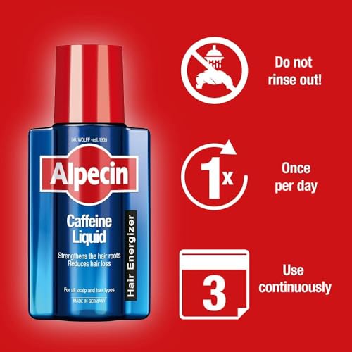 Alpecin C1 Caffeine Shampoo 8.45 fl oz + Alpecin After Shampoo Liquid 6.76 fl oz I Hair Performance Enhancer Promotes Natural Hair Growth and Thickness I Energizes Scalp
