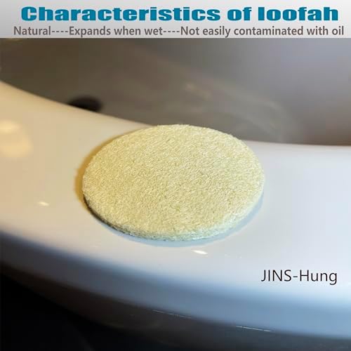 54 Pack Natural Loofah Sponge Exfoliating Face Pads - Facial Body Scrubbers Pad - When Bath Shower and Spa - Loofa Sponges Brush Scrub - Bulk Loofahs Scrubber - Cleansing Skin for Women and Men