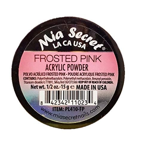 Mia Secret Professional Nail System Acrylic Powder .5 oz - Frosted Pink