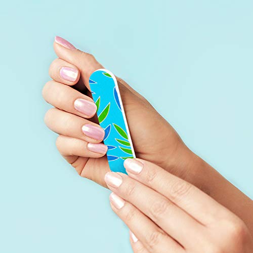 150 Pieces Disposable Mini Nail Files Bulk Double Sided Emery Small Colorful Nail Files for Home Salon Use