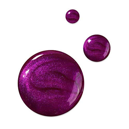 LONDONTOWN lakur Nail Polish - Chip-Resistant, Non-Toxic, Conditions & Hydrates Nails | Shimmery Grape Purple, Alexa, Let's Dance!, .40 fl oz