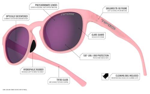 Tifosi Svago Sunglasses (Crystal Champagne, Brown Gradient)