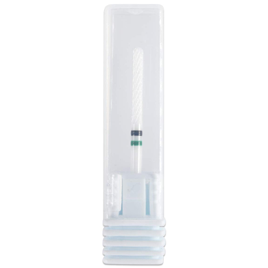 Pana Professional - White Under Nail Cleaner Ceramic Safety Bit 3/32" Shank Size - Nail Drill Bit for Dremel Machine