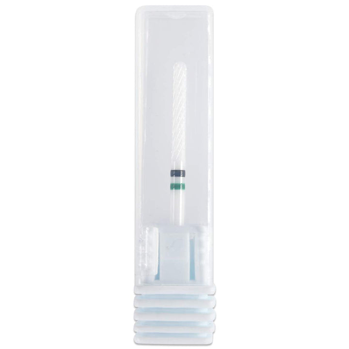 Pana Professional - White Under Nail Cleaner Ceramic Safety Bit 3/32" Shank Size - Nail Drill Bit for Dremel Machine