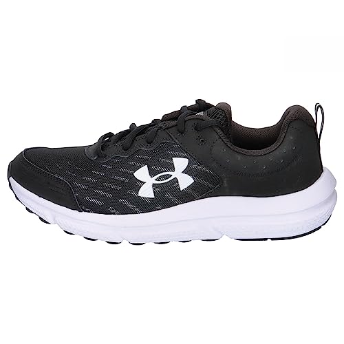 Under Armour Men's Charged Assert 10, (001) Black/Black/White, 7, US