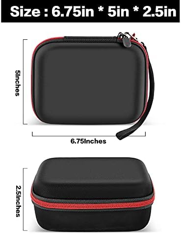 ALLPRIMO Case Compatible with Wahl Professional Peanut Classic Clipper Trimmer #8685 8655 8655-200 8633 8081 8035. Hair Clipper Organizer Holder for Attachment Comb, Oil,Blade Guard(Box Only)-Black