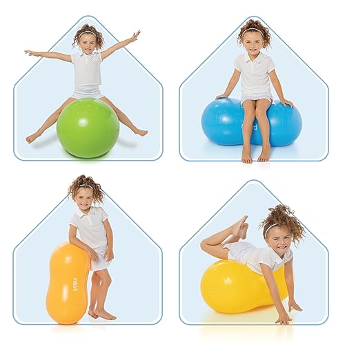 Milliard Peanut Ball Physio Roll for Exercise, Therapy, Labor, Birthing and Dog Training