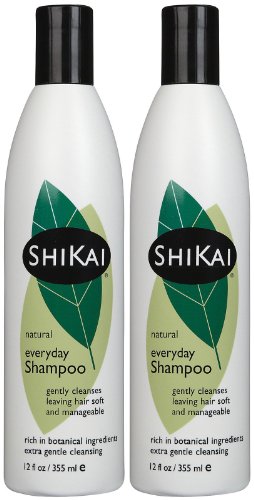 ShiKai Everyday Gentle Cleansing Shampoo (12oz, Pack of 2) | Extra Mild, Gentle, Low Detergent Formula | With Aloe Vera for Healthy, Shiny Hair
