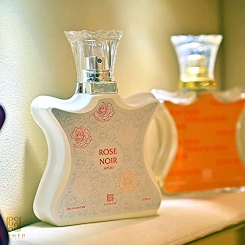 Rose Noir 75mL, a Stunning Fragrance of Soft Nuances of Rose, Jasmine, Woods, Ambergris and Ginger Flower Accords by Al Maghribi Arabian Oud