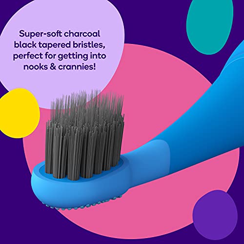 BURST Genuine Replacement Heads for Kids Electric Toothbrush (Pink/3 Pack) | Perfect Fit | Ultra Soft Bristles | 9 Months of Supply