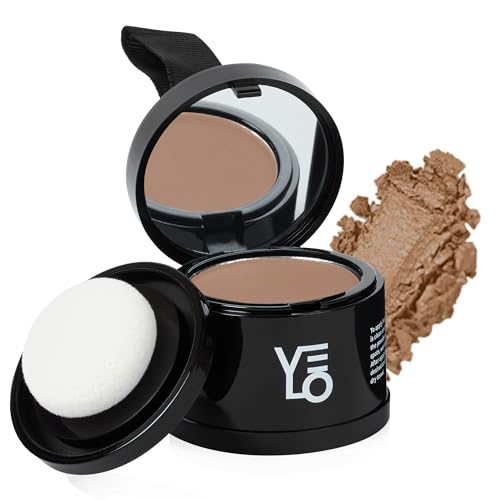 VELO Instantly Conceals Hair Loss & Gray Hair, Root Touch Up Powder for Thinning Hair, Stain-Proof 48 Hours (BROWN)