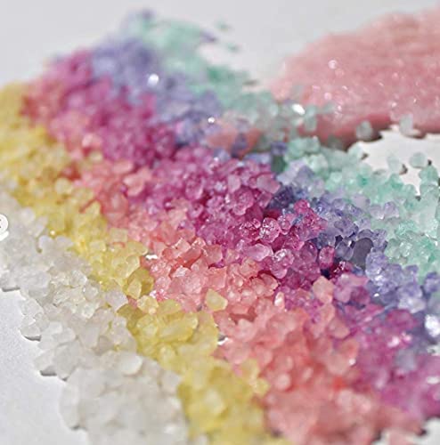 Bella & Bear Paradise Fruits Bath Salts, Foot Soak, Detox, Fruity Scents, Gift - Pack of 6, 2oz