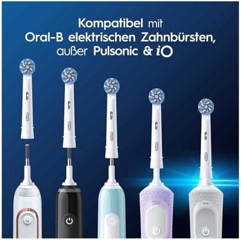 Oral-B Pro Sensitive Clean Replacement Toothbrush Heads Pack of 4