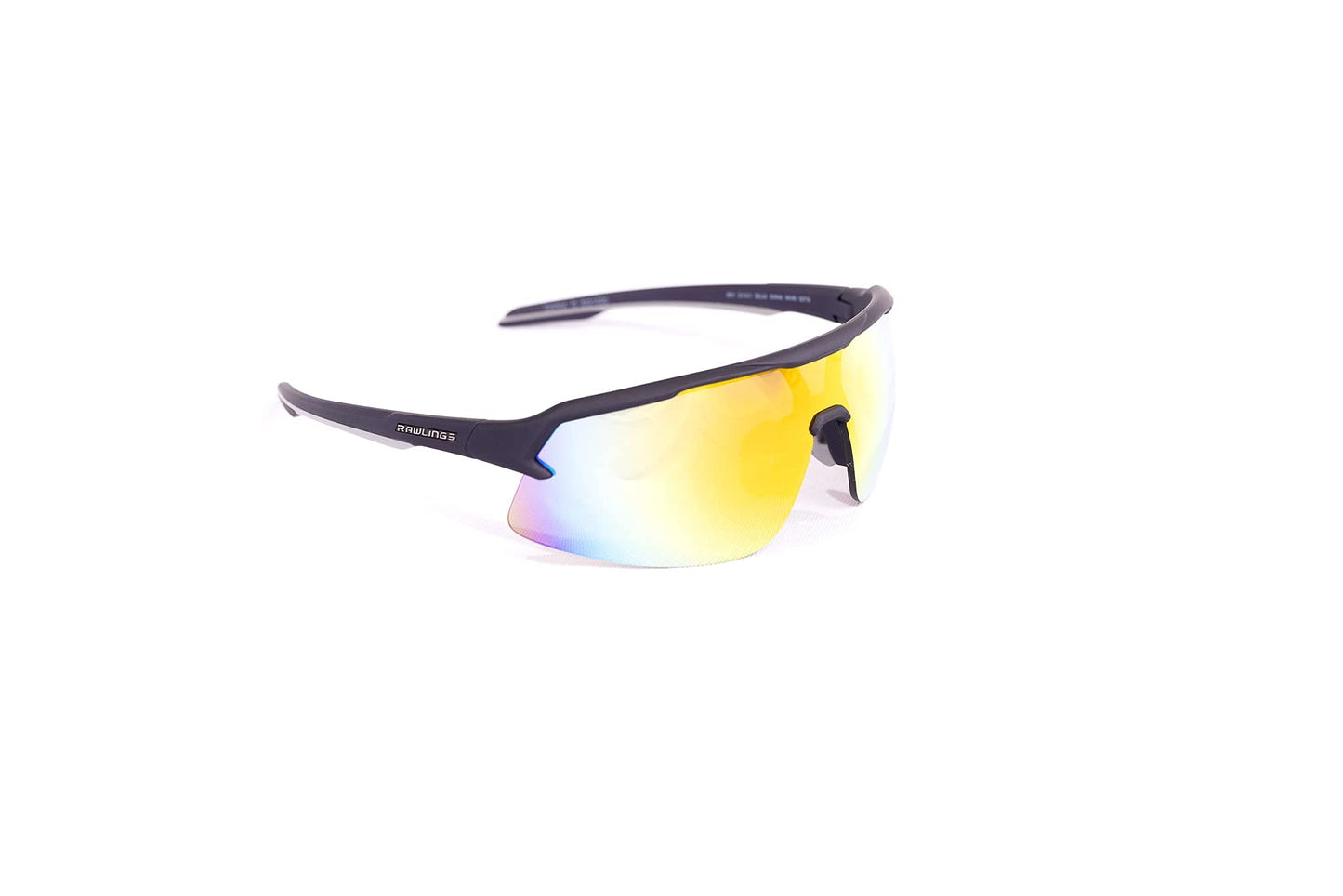 Rawlings 134 Kids Sunglasses for Baseball and Youth Softball Sunglasses - 100% UV Lightweight Poly Lens with Stylish Shield Lenses - Black/Multi