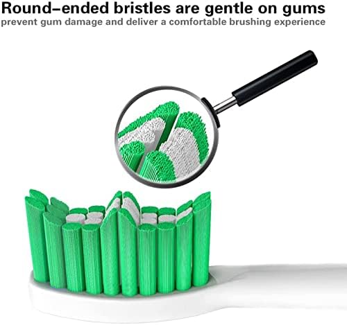 Aoremon Replacement Heads for Philips Sonicare e-Series HX7022/66-Replacement Brush Heads fit Sonicare Eseries Essence Xtreme Elite Advance and CleanCare Electric Toothbrush Model