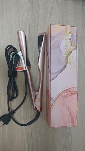 LANDOT 2-in-1 Flat Iron Curling Iron: Twist Ceramic Hair Straightener and Curler for Curl Wave Straighten - 30s Heat-Up 12 Temp Settings for All Hair Types - Less Frizz & More Shine