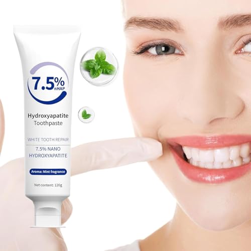 7.5% Hydroxyapatite Toothpaste - Hidroxiapatita Toothpaste, Pasta De Dientes Con Hidroxiapatita for Enamel Protection and Tooth Strengthening (3)