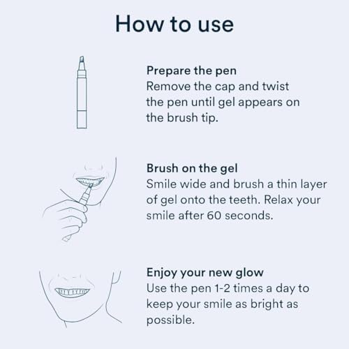 Auraglow Extra Strength Teeth Whitening Pen, 9% Hydrogen Peroxide, 40+ Whitening Treatments, Whitens Teeth Fast, No Sensitivity, 4mL