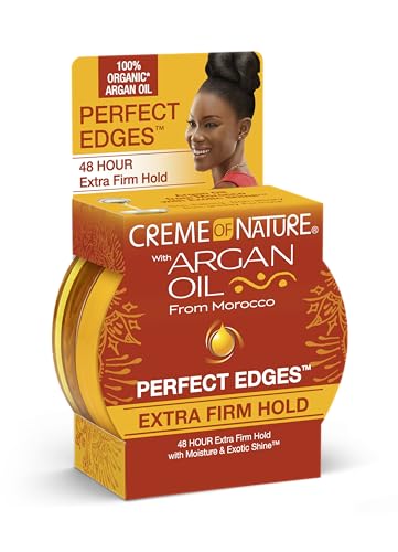 Creme of Nature Argan Oil Perfect Edges Extra Hold, 2.25 Oz (214040)