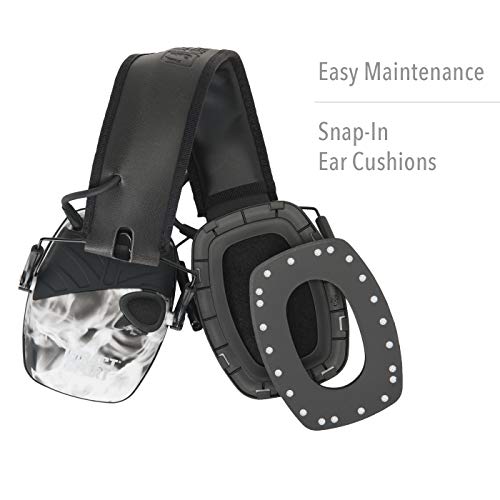 Howard Leight R-02531 by Honeywell Impact Sport Sound Amplification Electronic Shooting Earmuff, Smoke