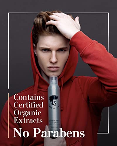 Avenue Man Extreme Hold Hairspray, 9.0 oz - Paraben-Free Hair Spray for Men with Natural Extracts - Hair Products For Men - Extra Firm Hold Hair Spray, Made in Portugal