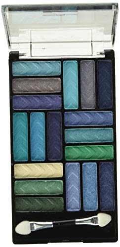 L.A. COLORS 18 Color Eyeshadow Palette, Shady Lady CES751 (Pack of 2)