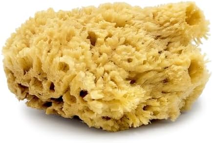 Sea Wool Sponge 5.5" - Natural Sea Sponge for Bathing and Shower - Durable, Sustainable & Environment-Friendly Loofah for Body