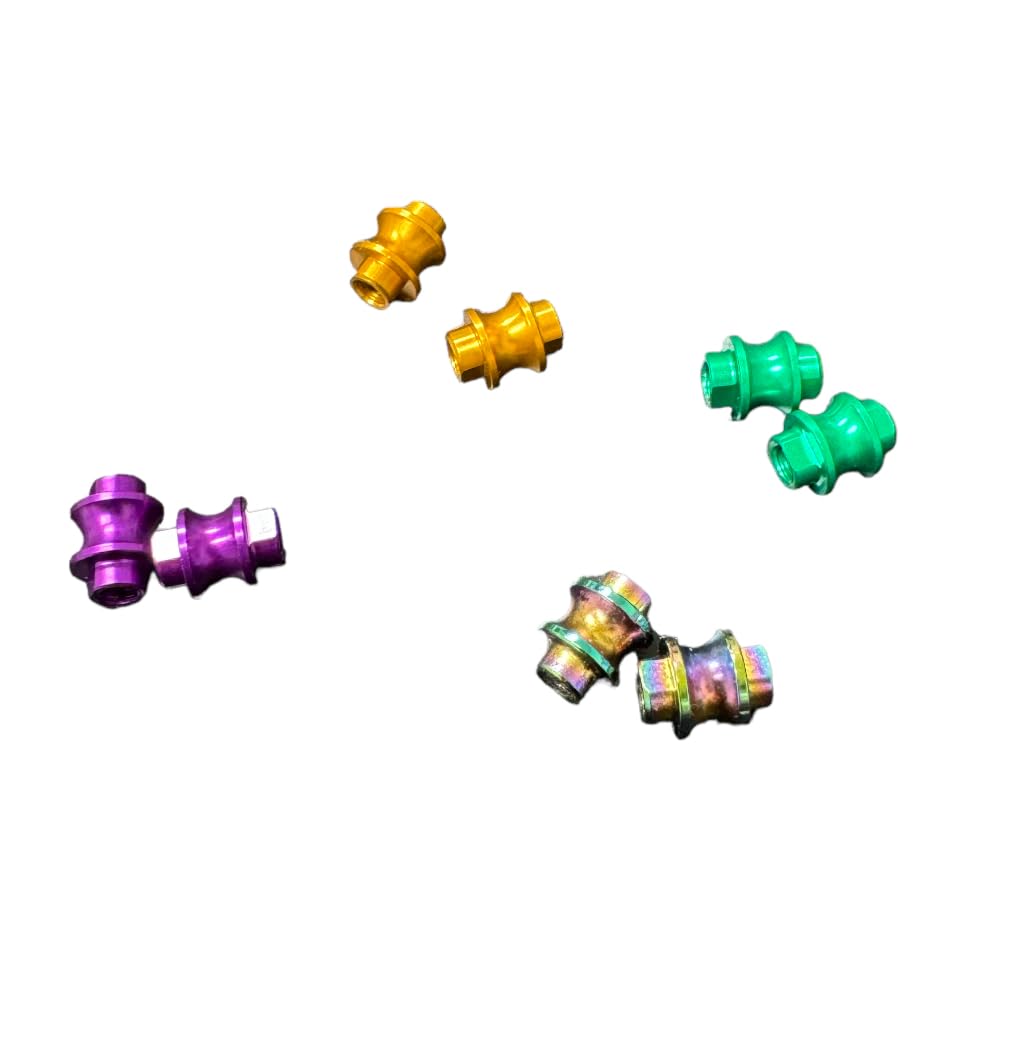 August Engineering Aluminum (Pair) Replacement Barrel Spacer Stand Off for Benchmade Bugout 535 & Mini Bugout 533 Knife not Included (Purple)