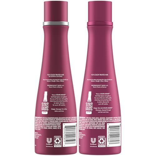 Nexxus Shampoo & Conditioner, Color Assure – Hair Products for Color-Treated Hair, Enhance Vibrancy up to 40 Washes, 8.5 Oz Ea