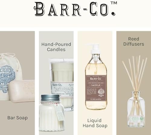 Barr-Co. Original Scent Fine Hand Made Bath Salts, Vanilla Coconut Bath Salts with Oatmeal and Vetiver, Relaxing Bath Products for Women & Men, 32 oz