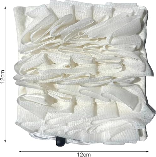 2 in 1 Loofah Washcloth with Soap Pocket & Drawstring, Exfoliating Mesh Shower Scrubber Glove for Body Wash – Soft Reusable Bath Sponge for Men & Women(Purple)