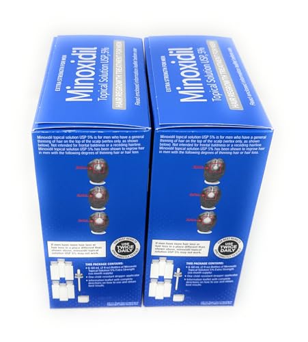 Kirkland WeyDOc Minoxidil 5 percent Extra Strength Hair Regrowth for Men, 12 Months