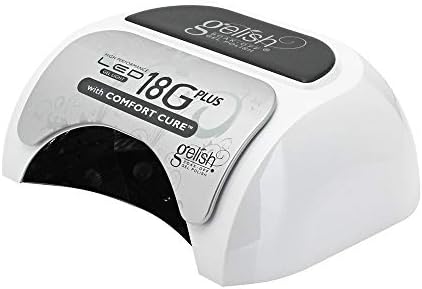 Gelish 18G Plus LED Light - 36W Professional LED Curing Lamp with Comfort Cure™ Technology, 60-Second Setting, Removable Magnetic Tray, SafeLight™, Pedicure Friendly, Acetone Resistant