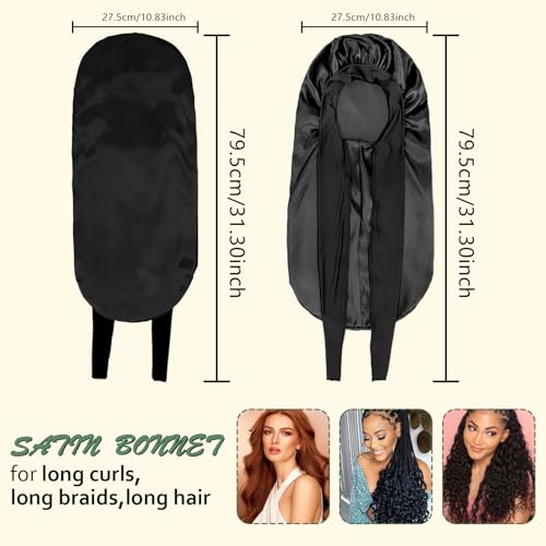 Natural Chebe Hair Oil for Hair Growth Chebe Oil Moisturizer for Scalp, African Chebe Powder for Hair Growth Stronger, Thicker, Longer Hair, 10 in 1 Chebe Hair Growth Oil Braid Bonnet for Sleeping