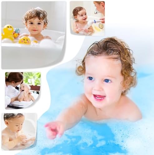 Bath Color Tablets for Kids, 140 Count Nontoxic & Fragrance-Free Vibrant Bath Color Drops Create Fun Bath Colors, Water Color Tablets in 7 Colors for Kids Bath, Make Fun Educational Bathtime