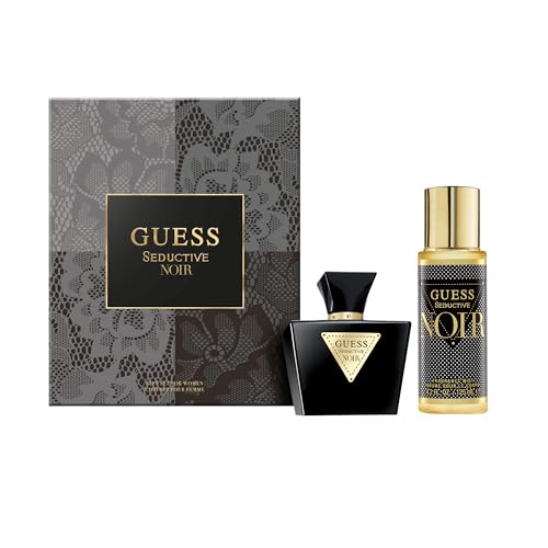 Guess Seductive Noir Women/Femme Eau de Toilette 2 Piece Gift Set - Perfume Spray 2.5 Fl. Oz. & Fragrance Mist 4.2 Fl. Oz.