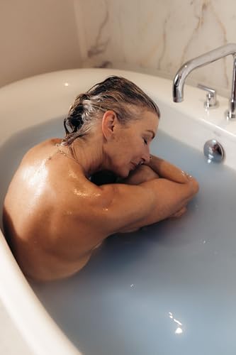 Bathorium Midnight Superbloom Crush, Wildflower Bath Soak, Lavender, Rose, Butterfly Pea Flower, Jasmine, Dead Sea Salt, 21 oz