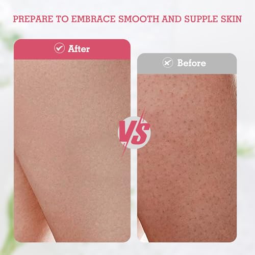 Evridwear Exfoliating Gloves for Shower, 100% Nylon Thick Soft Medium Heavy Bathing Gloves Dead Skin Remover Body Scrubber Smooth Skin with Hang Loop, 3 Pairs