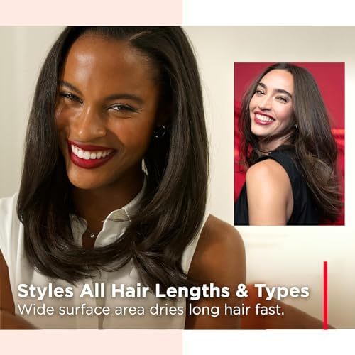 2024 New 4 in 1 Styling Tools Blow Dryer With Aluminum Sheet Oval Barrel, Hair Dryer and Styler Volumizer, Hot Air Brush Straightener for All Hair Types