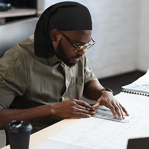 4 Pieces Unisex Dreadlock Cap Long Hair Dreads Head Wrap Sleeping Cap Hair Accessories Sleep Bonnet for Men Women