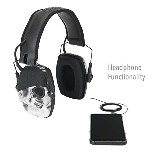 Howard Leight R-02531 by Honeywell Impact Sport Sound Amplification Electronic Shooting Earmuff, Smoke