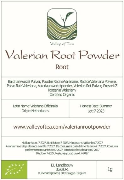 Valerian Root Powder Organic, Valerian Powder, Valerian Organic