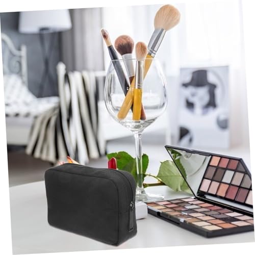 PLAFOPE Portable Electronic Organizer Bag for Travel with Splashproof Cloth Versatile Storage for Toiletries Cosmetics Data Cables Compact Lightweight Gadget Pouch for Men and Women