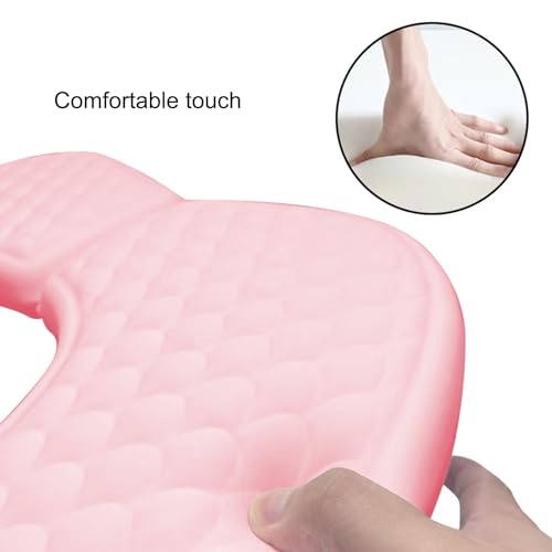 Arm Rest for Nails,U-shaped Manicure Nail Hand Rest Pillow Cushion,Foldable PU Leather Nail Tech Arm Rest for Nails Tech,Foot Hand Rest (Pink)