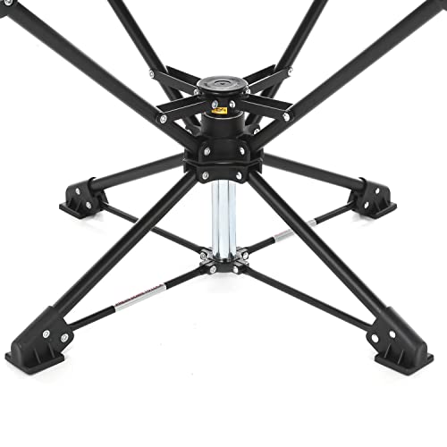 ARROWHEAD OUTDOOR 360° Degree Swivel Hunting Chair Stool Seat, Perfect for Blinds, No Sink Feet, Supports up to 450lbs, Carrying Case, Steel Frame, Fishing, High-Grade 600D Canvas, USA-Based Support