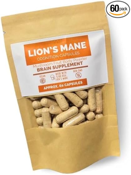 Irie Mushroom Farm Lion's Mane Cognition Capsules - 60 Count